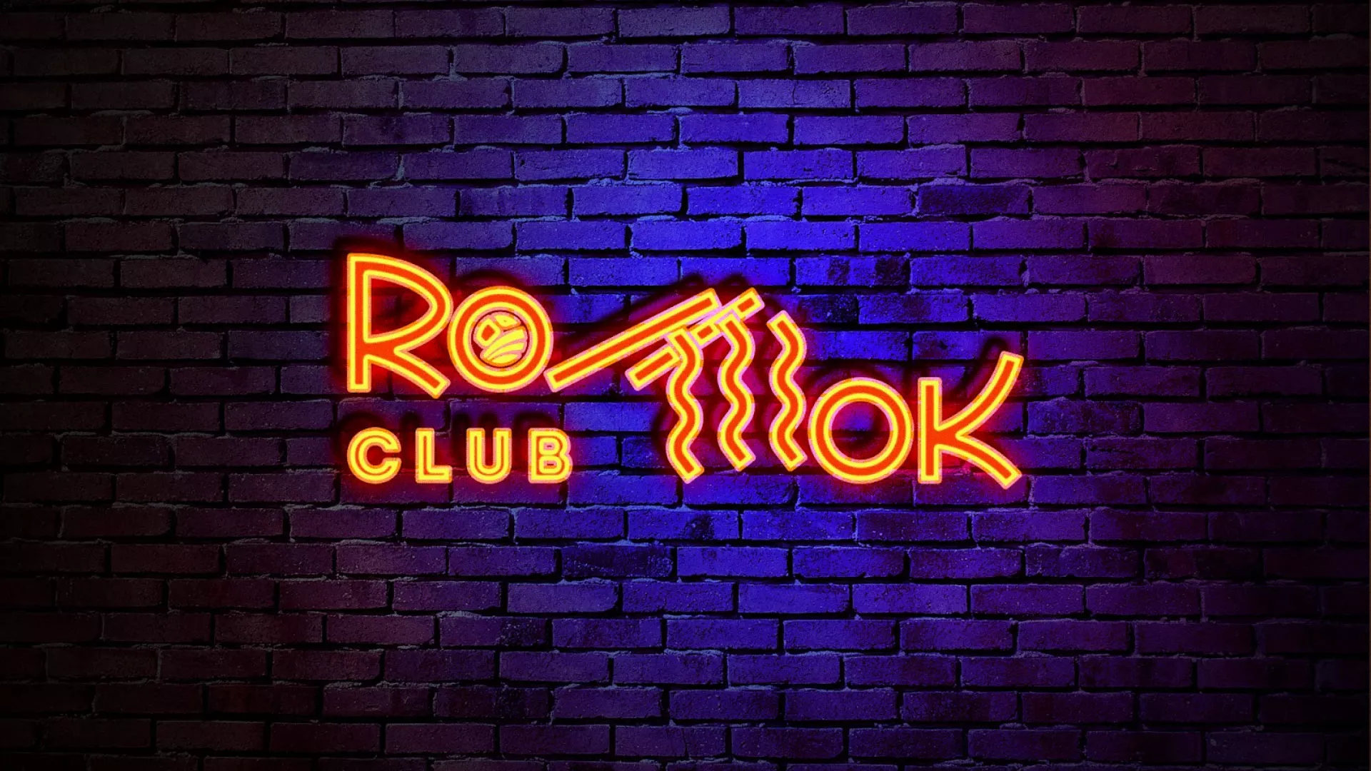 Разработка интерьерной вывески суши-бара «Roll Wok Club» в Костомукше